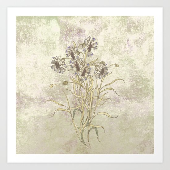 The flowers are singing Art Print