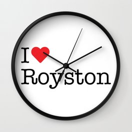 I Heart Royston, GA Wall Clock