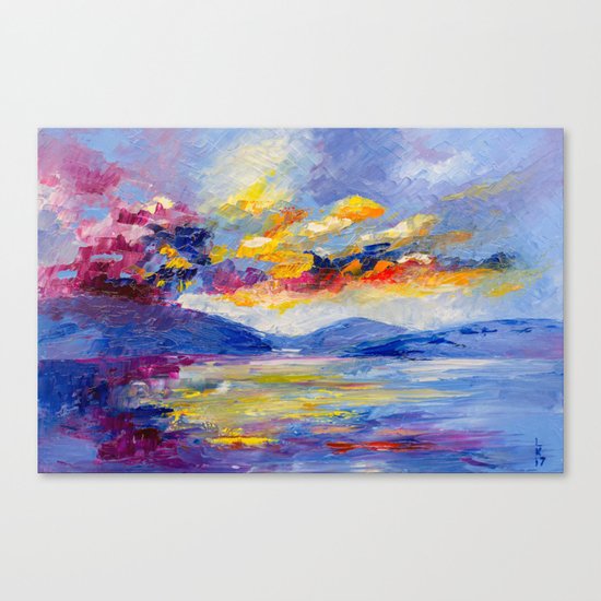 Bright cloud Canvas Print