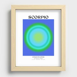 Scorpio Gradient Print Recessed Framed Print