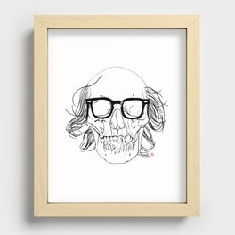 My best friend, Death Recessed Framed Print