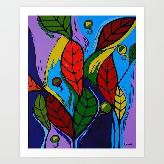 Lively Autumn Art Print