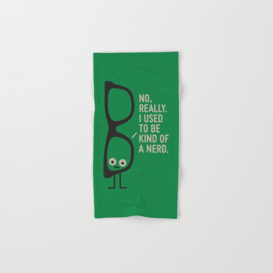 Nerd Is the New Black Hand & Bath Towel