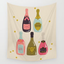 Champagne Cheers Wall Tapestry