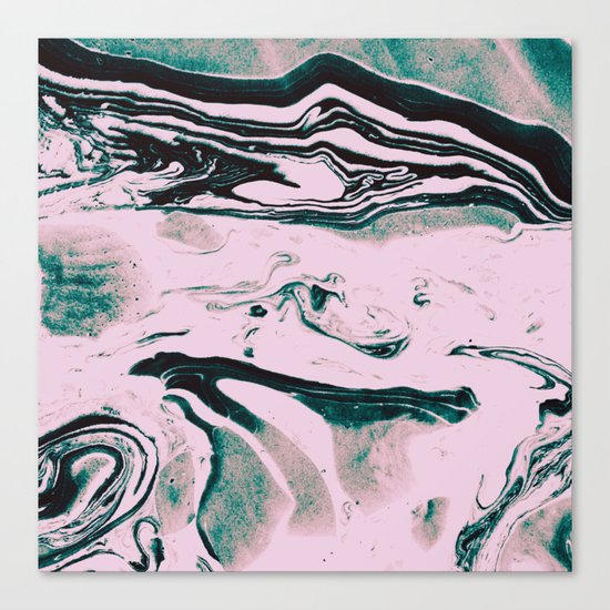 Spilled millk Canvas Print