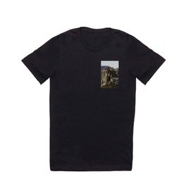 Mountain Buddhist Monastery, Picturesque Himalayan Landscape T Shirt