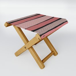 Spring Abstract Folding Stool