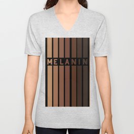 Melanin - Beautiful Skin Tones V Neck T Shirt