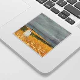 There's a ghost in the wheat field again... Sticker