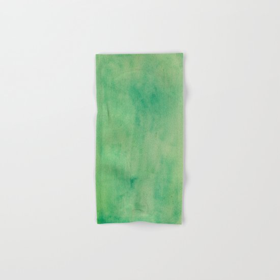 MINT GREEN WATERCOLOR BACKGROUND. Hand & Bath Towel
