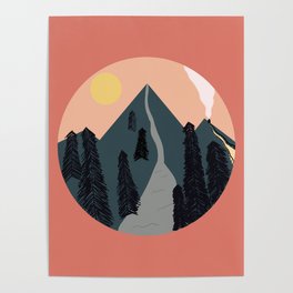 Mountain Scene Poster