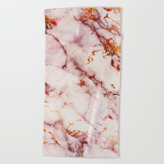 Marble Effect #4 Beach Towel