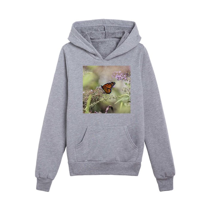 Monarch Butterfly Kids Pullover Hoodie