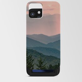 Smoky Mountain Pastel Sunset iPhone Card Case