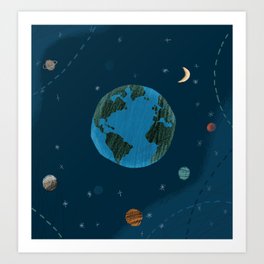 Space! Art Print