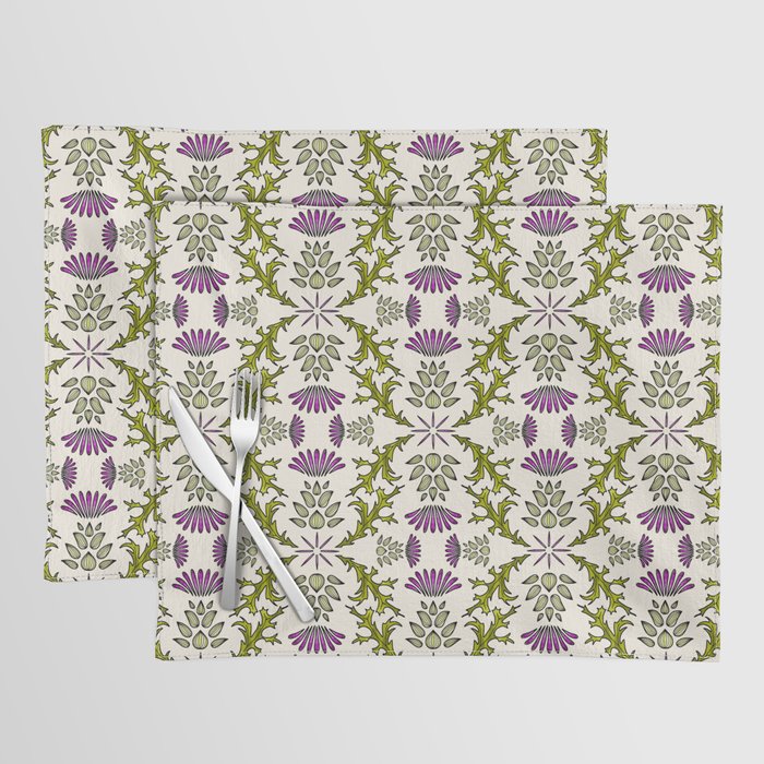 Wild Thistle Meadow Placemat