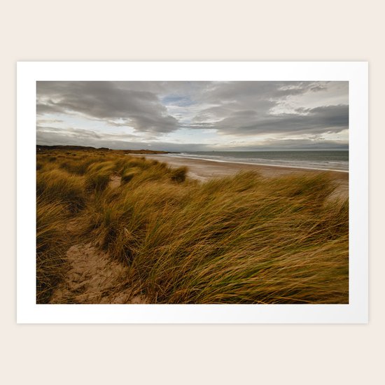 Bamburgh Beach Art Print