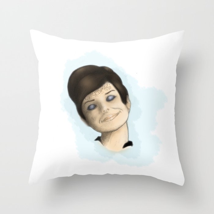 Free Your Mind X Audrey Hepburn Throw Pillow