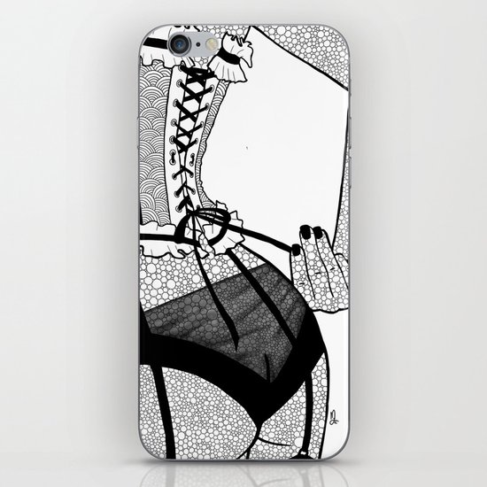 La femme n.7 iPhone & iPod Skin