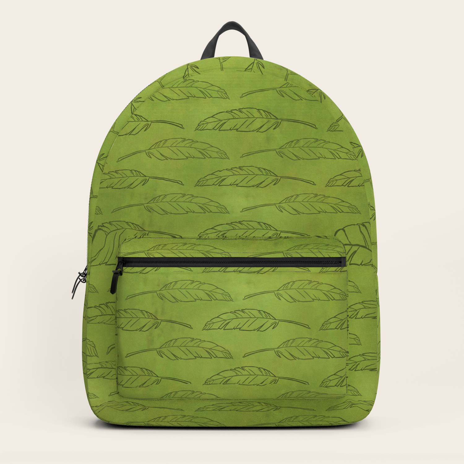 olive green backpack