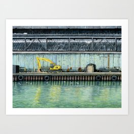 Sugar Docks, Toronto Art Print