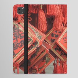 China Photography - Red Chinese Decoration Put Beside Each Other iPad Folio Case
