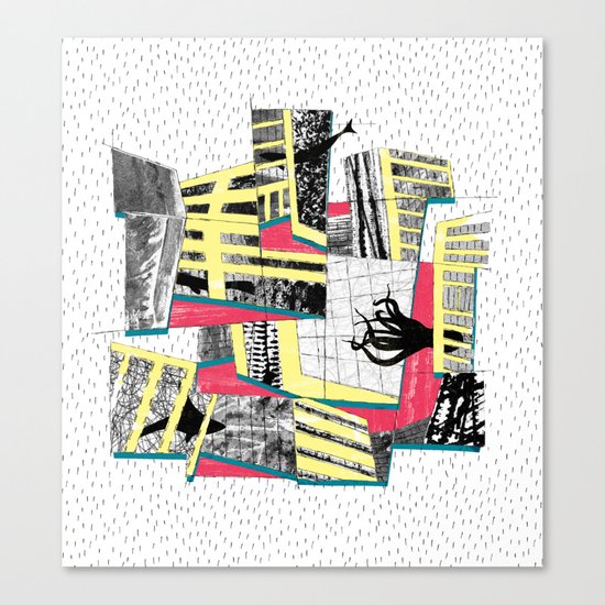 il diluvio Canvas Print