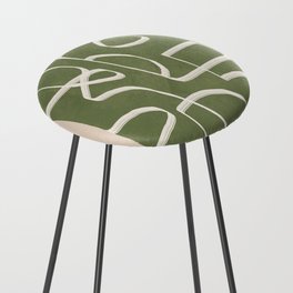 Abstract Line 39 Counter Stool