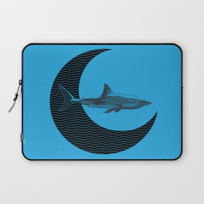 Shark Side of the Moon Laptop Sleeve