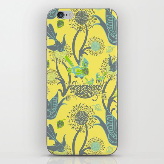 Birds and Acorns iPhone Skin