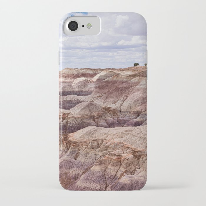 Colorful Scenic valley along the Blue Mesa Trail - Petrified Forest National Park iPhone Case