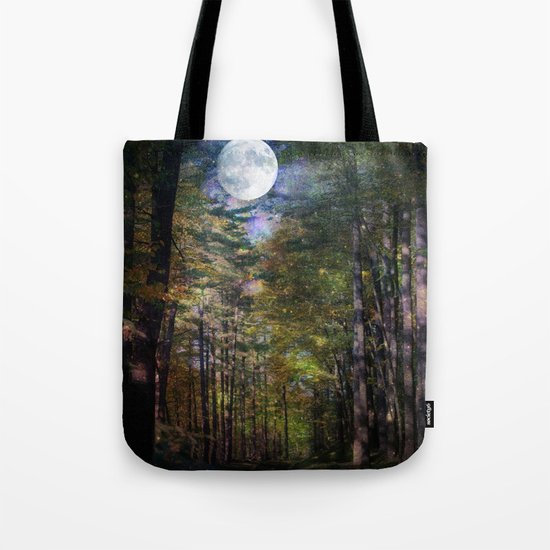 Magical Moonlit Forest Tote Bag