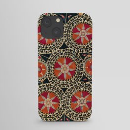 Katti Kurgan Suzani Uzbekistan Embroidery Print iPhone Case