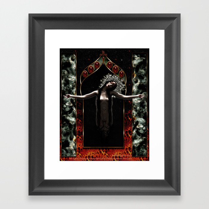 Deaths Embrace Framed Art Print