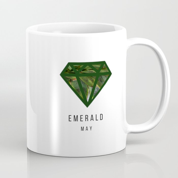 Emerald gemstone mug - May Coffee Mug
