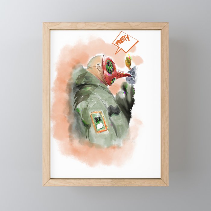 Pretty Framed Mini Art Print