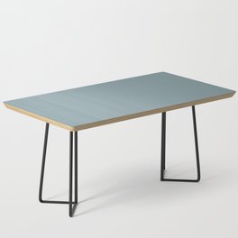 Mid-tone Blue Gray Solid Color PPG Symphony Of Blue PPG1035-4 - All One Single Shade Hue Colour Coffee Table