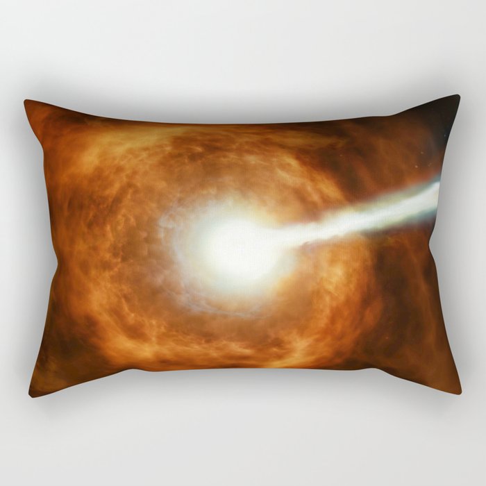 Hubble picture 12 : GRB 190114C or Gamma ray in the fornax constellation Rectangular Pillow