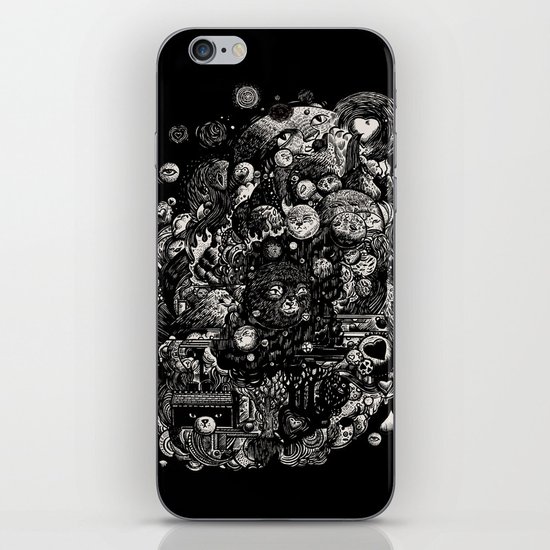 Spark-Eyed Oblivion Cascade Blues iPhone & iPod Skin