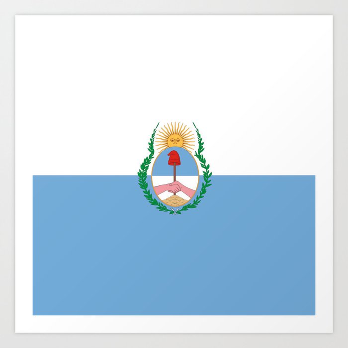 flag of mendoza Art Print