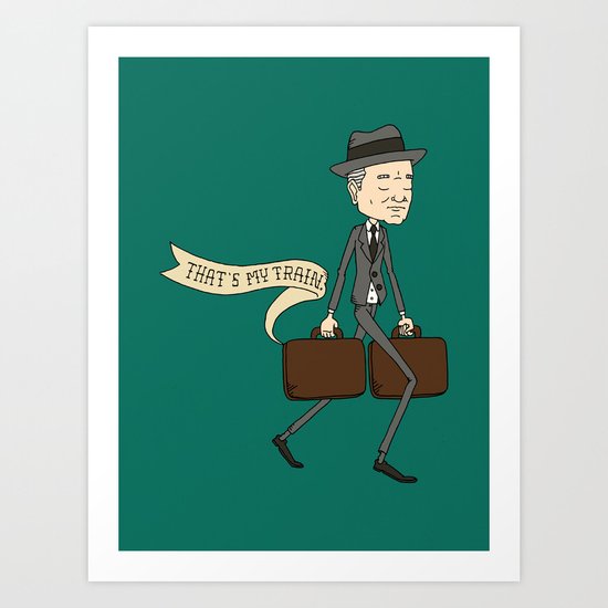 The Businessman Art Print