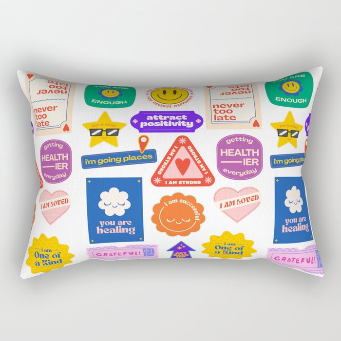 affirmations Rectangular Pillow