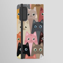 Cats Pattern Android Wallet Case