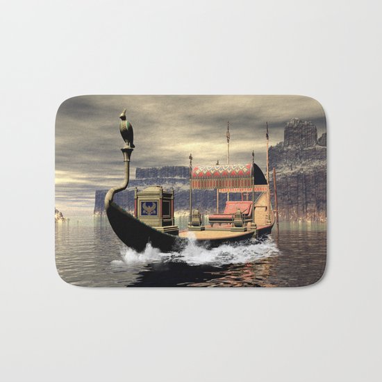 Sacred barge Bath Mat