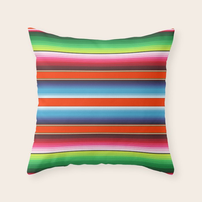 mexican blanket throw pillows