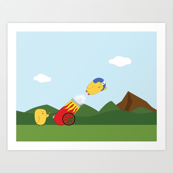 Flying Lessons Art Print