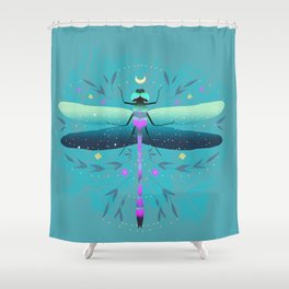 Dragon Fly Shower Curtain