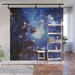 Blue Galaxy Wall Mural