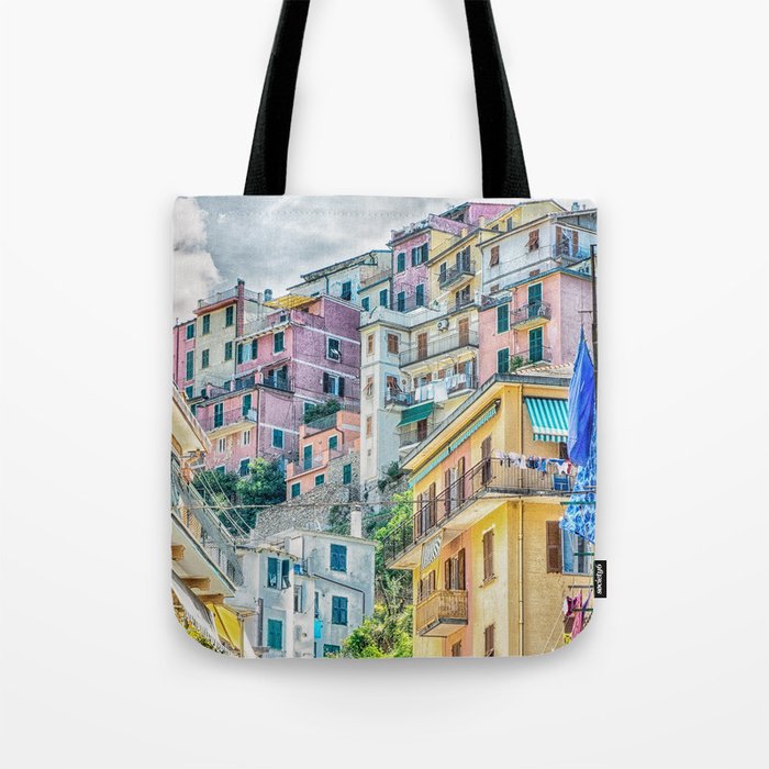 Manarola, Cinque Terre, Architecture Tote Bag