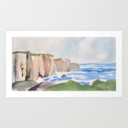Cliffs of Moher Art Print